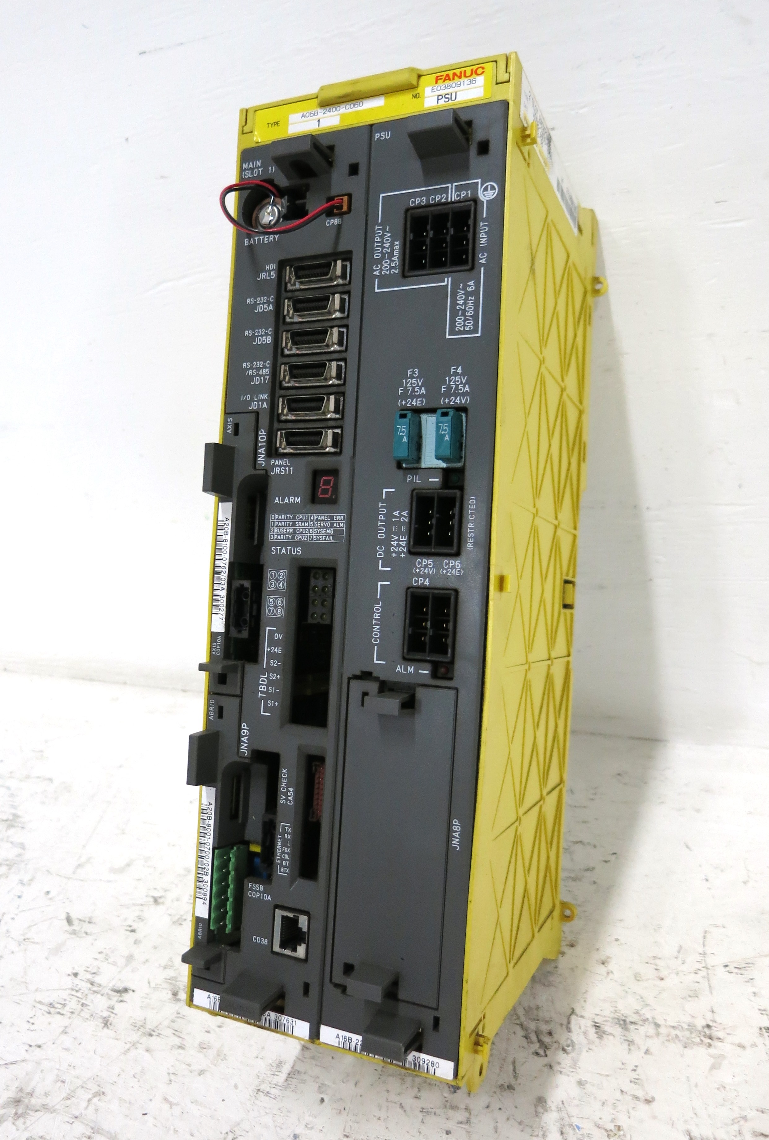 Fanuc A16B-3200-0412 + A16B-2203-0370 Robot Control CPU Board